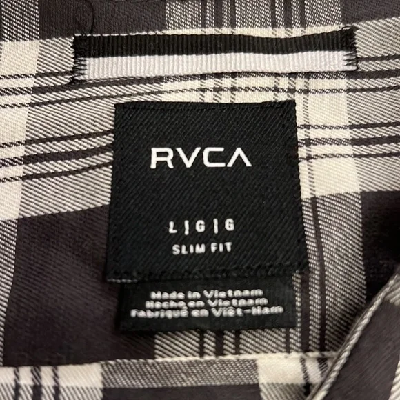 RVCA slim fit button down shirt - Picture 5 of 10